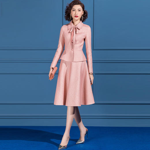 SSGS-J637粉色双面呢套装 商品图1