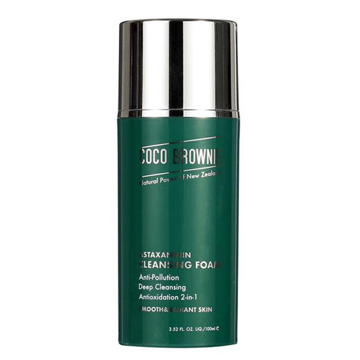 【海外直邮】Coco Brownie 小绿瓶可莱尼抗初老虾青素氨基酸洁面乳洗面奶 100ml 商品图0