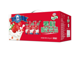 伊利果粒优酸乳草莓味245g（1*12）*1箱2020.11月份到期