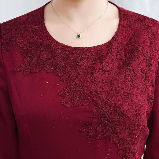 YCE-2017婚礼妈妈装大码高档连衣裙 商品图2