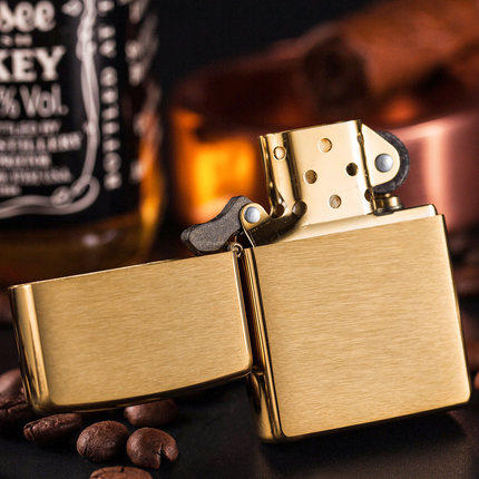 zippo打火机 纯铜拉丝 204B 商品图3