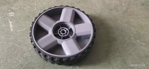 【货号05375】空压机配件气泵轮子8寸轱辘发电机空压机园林加厚型山地轮 商品图4