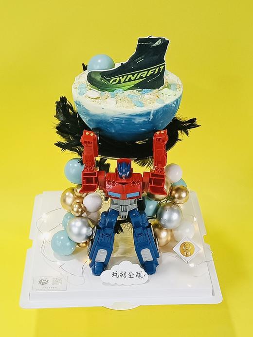 变形金刚~擎天柱悬浮星球蛋糕 商品图1