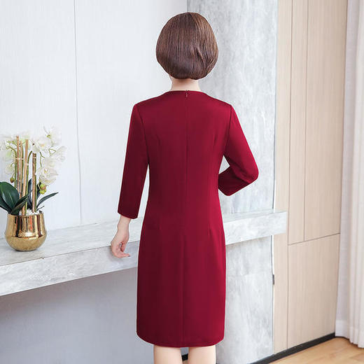 YCE-2017婚礼妈妈装大码高档连衣裙 商品图1