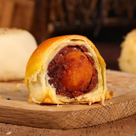 【10个】怡安蛋黄酥55g*10(莲蓉味/红豆味) 商品图6