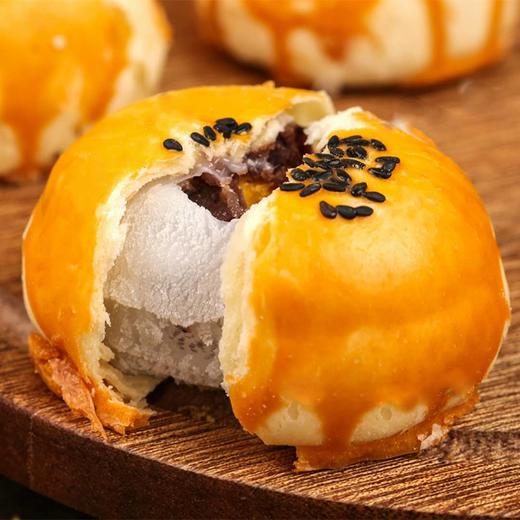 【10个】怡安蛋黄酥55g*10(莲蓉味/红豆味) 商品图3