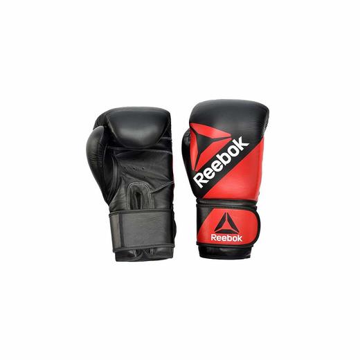 Reebok  Combat Leather Training Glove - 16oz Red/Black 商品图0