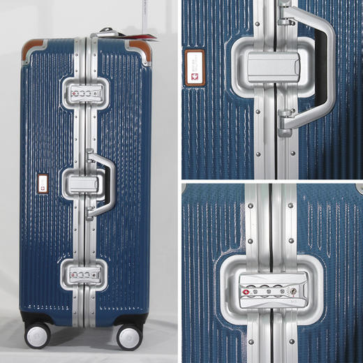 2020瑞士军刀新款商务旅行箱抗摔耐磨登机箱包角设计A-9068 商品图3