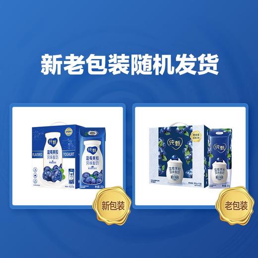 纯甄蓝莓果粒风味酸奶康美笑脸包200g×10包 商品图1