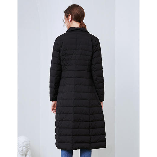 EITIE爱特爱秋冬新款宽松舒适百搭收腰显瘦薄款羽绒服外套女5811504 商品图4