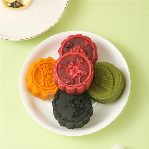 盒装花园流心月饼礼盒8个装（每种口味各2个）【9月28日前可到任意门店提货】（卡券） 商品图0