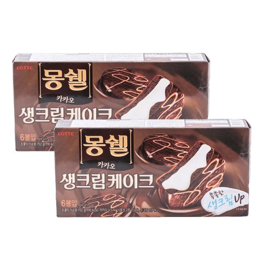 [묶음]롯데 몽쉘카카오생크림케이크192g*2 商品图0
