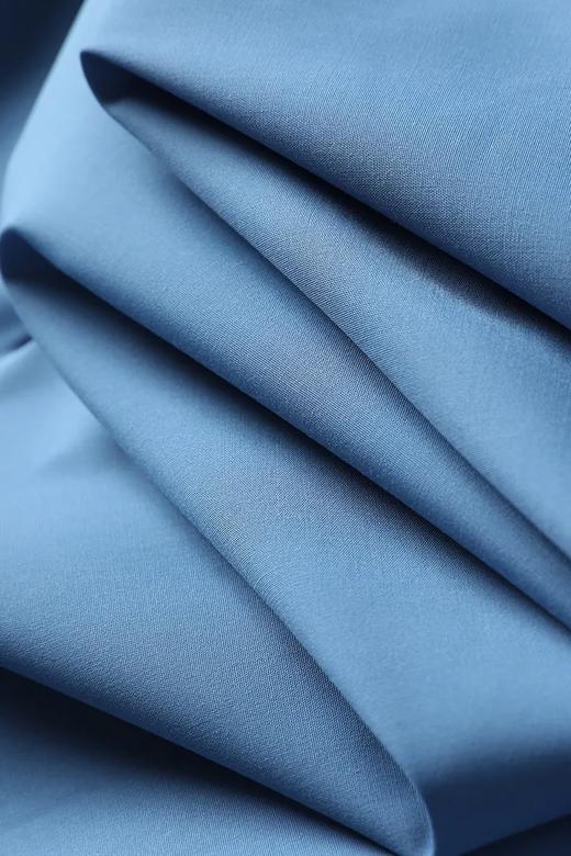 120支定织弹力府绸长袖衬衫3d立体裁剪收腰设计免烫,抗皱,带弹力8-1-5