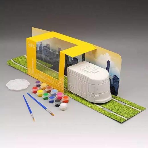 广州有轨电车创意涂鸦车厢TU小七 商品图0