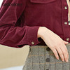 oldcolour秋季新款舒适纯棉衬衫时尚保暖长袖衬衫女L34013444 商品缩略图4