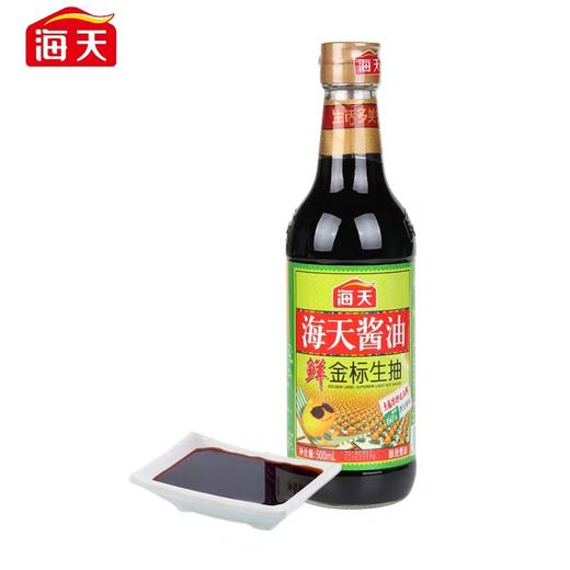 海天鲜金标生抽   500ml /瓶 商品图0