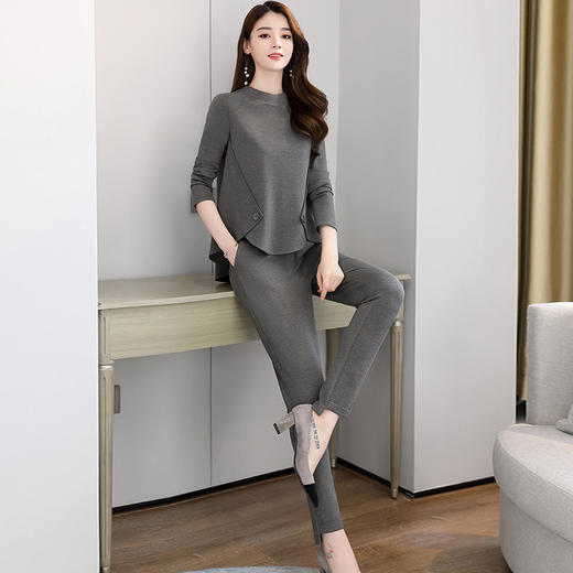 WYG-2929休闲时尚套装洋气御姐范气质女神初秋两件套 商品图1