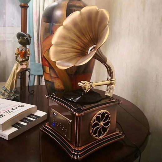 F-MJ-109HIFI 小留声机红古铜 实体店蓝牙高配版 商品图3