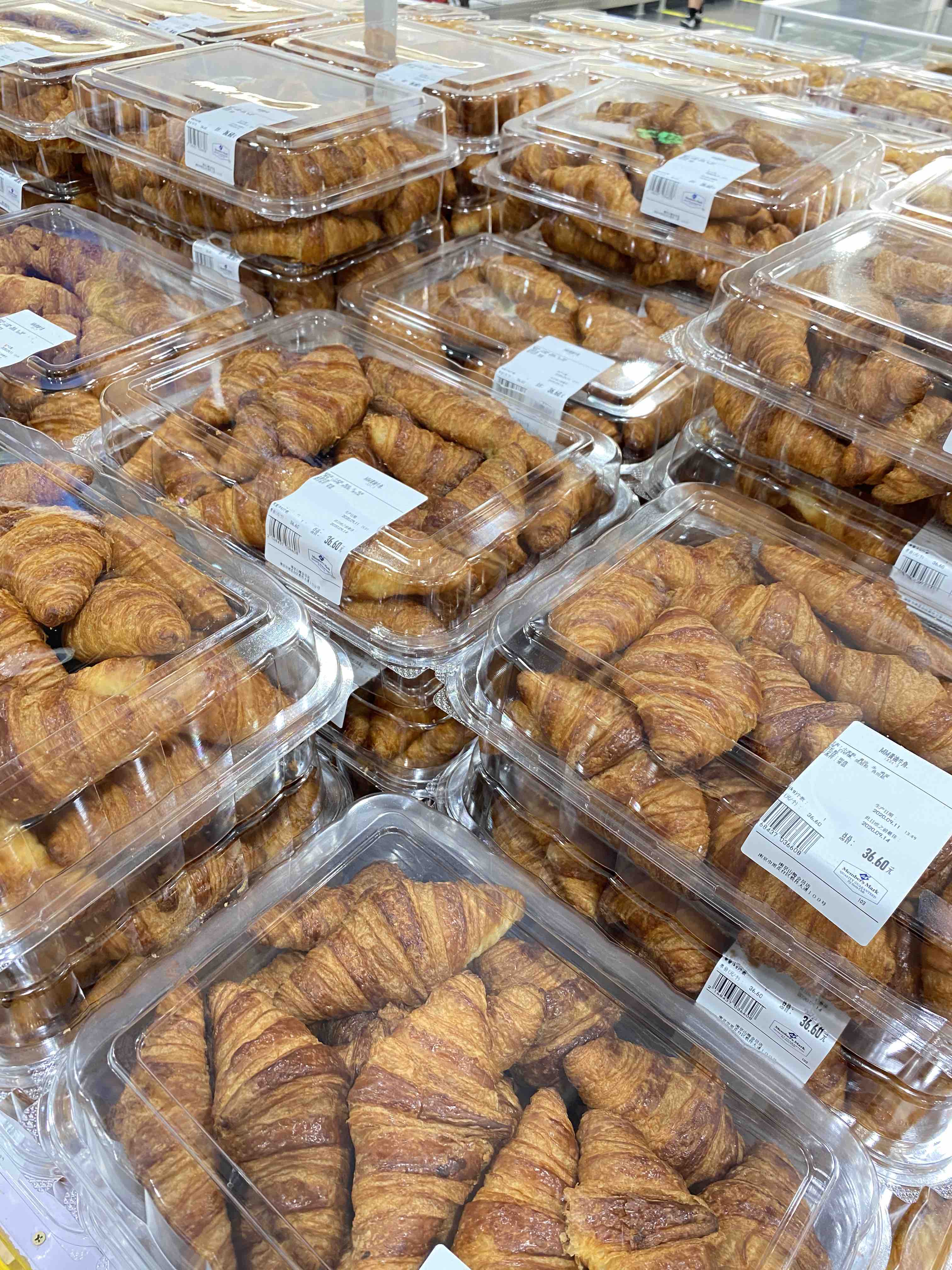 山姆代购周四取:山姆黄油牛角包