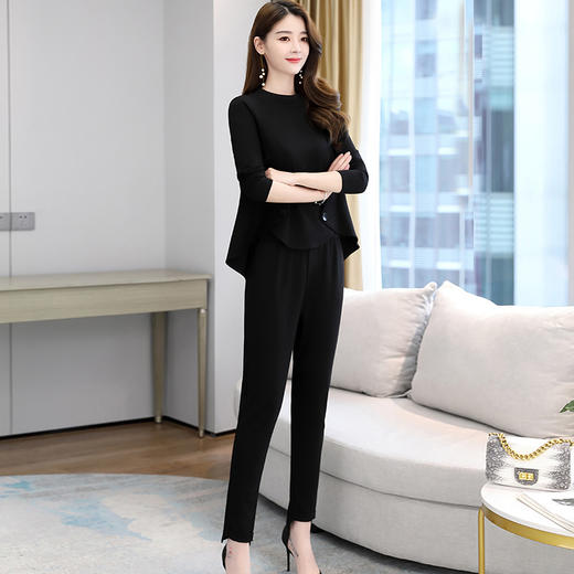 WYG-2929休闲时尚套装洋气御姐范气质女神初秋两件套 商品图3