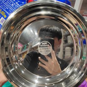 巢所304不锈钢盘24cm