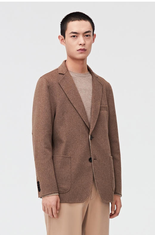 【高阶精致】【限量发售Natural Way】5楼  ICICLE之禾男装 羊绒羊毛双面呢西装1CB13120420A 原价8996元折后价8097元【待调整】 商品图1