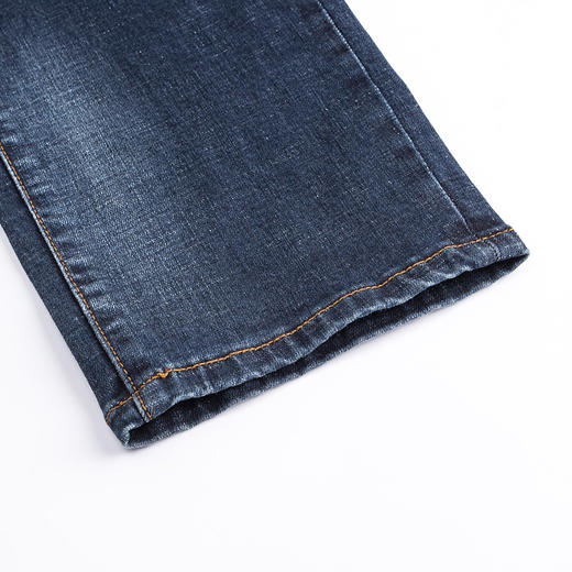 T潮流前线男牛仔长裤2017年冬装新品韩版百搭水洗休闲修身小脚裤 商品图3