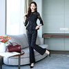XYSP-L86时髦女神范两件套时尚洋气阔腿裤套装 商品缩略图2