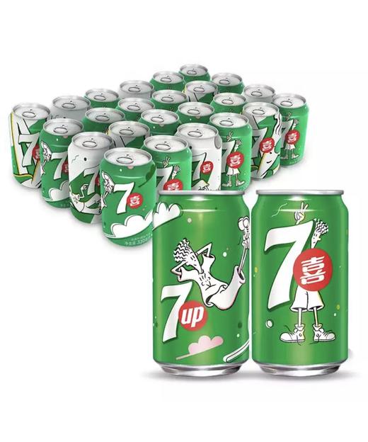 七喜 7up 柠檬味 汽水 碳酸饮料整箱 330ml （限东莞地区） 商品图0