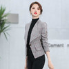 WZNH-GSTX2016韩版气质英伦风格子西装外套 商品缩略图3