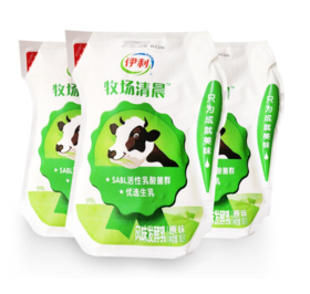 伊利牧场清晨原味酸奶爱克林装180g*5袋