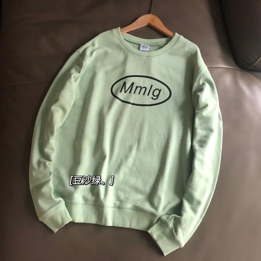 点此购买 mmlg男女款字母印花圆领卫衣 莲158886 商品图11