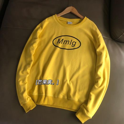 点此购买 mmlg男女款字母印花圆领卫衣 莲158886 商品图10