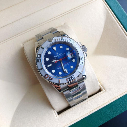 独家品质 ROLEX劳力士游艇名仕型"蓝游艇"40mm 男士机械腕表
机芯：搭载进口西铁城全自动机械机芯，走时精准，性能优异，零返修！ 商品图1