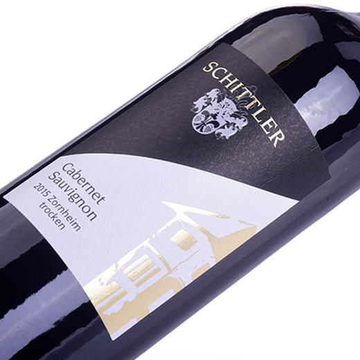 德国原装进口赤霞珠红葡萄酒莱茵黑森干型QbA750ml 商品图2