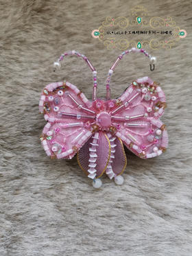 【AK•LELE】手工珠绣胸针系列【彩蝶恋】