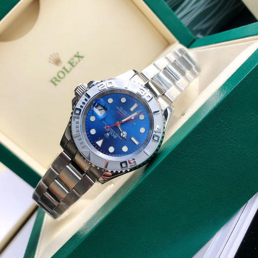 独家品质 ROLEX劳力士游艇名仕型"蓝游艇"40mm 男士机械腕表
机芯：搭载进口西铁城全自动机械机芯，走时精准，性能优异，零返修！ 商品图5