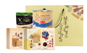 国庆中秋送礼佳品 台湾里仁植物燕麦奶+健康零食大礼包 深圳总部发货