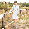 IWY/白色长袖连衣裙Q13096 商品缩略图11