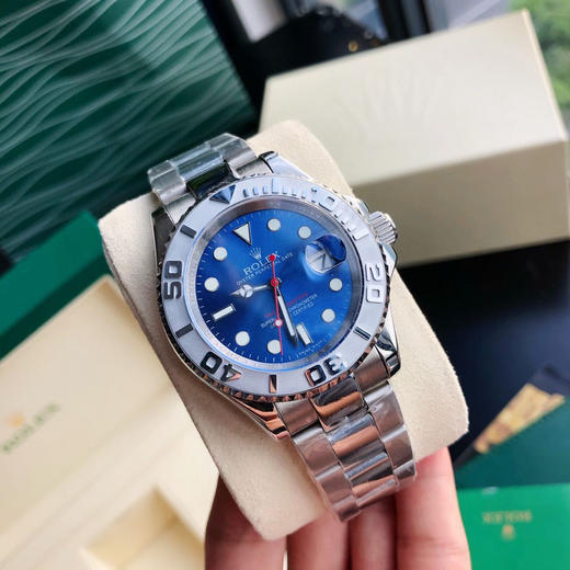 独家品质 ROLEX劳力士游艇名仕型"蓝游艇"40mm 男士机械腕表
机芯：搭载进口西铁城全自动机械机芯，走时精准，性能优异，零返修！ 商品图3