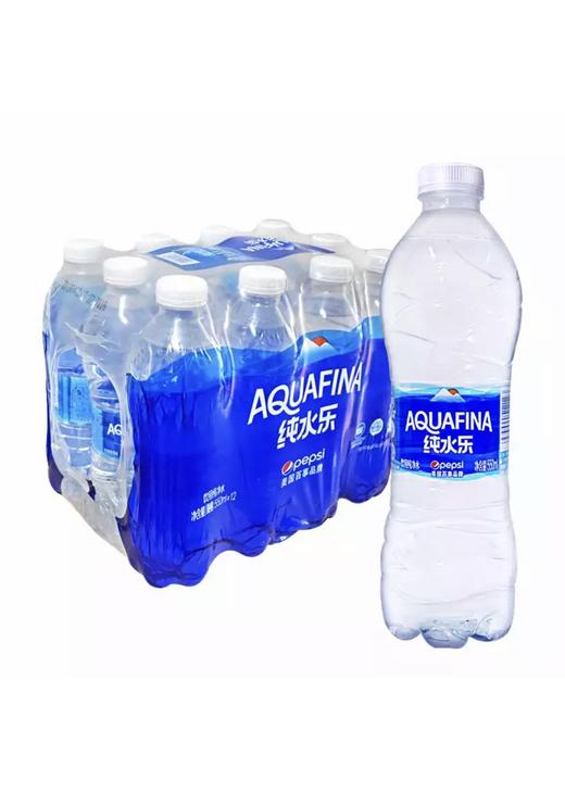 纯水乐 AQUAFINA 饮用天然水饮用水 550ml*12瓶 整箱装 百事可乐出品 商品图0