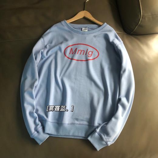 点此购买 mmlg男女款字母印花圆领卫衣 莲158886 商品图12