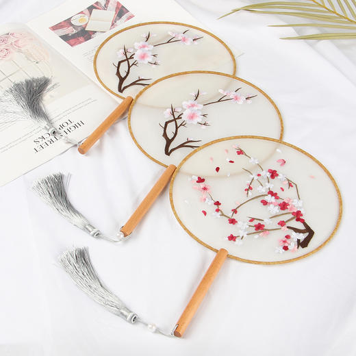 【东方美绣】丝质团扇（团扇+材料包） 商品图4