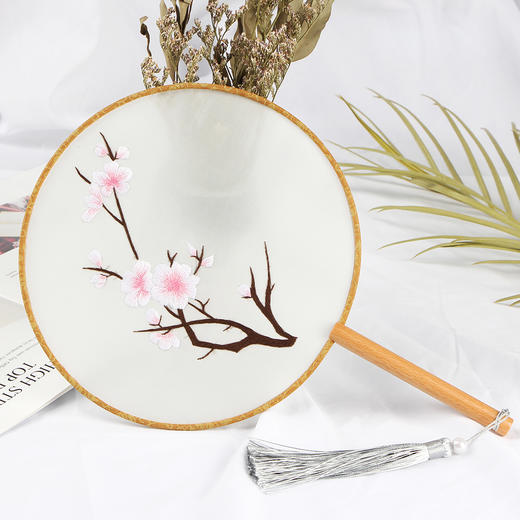 【东方美绣】丝质团扇（团扇+材料包） 商品图3