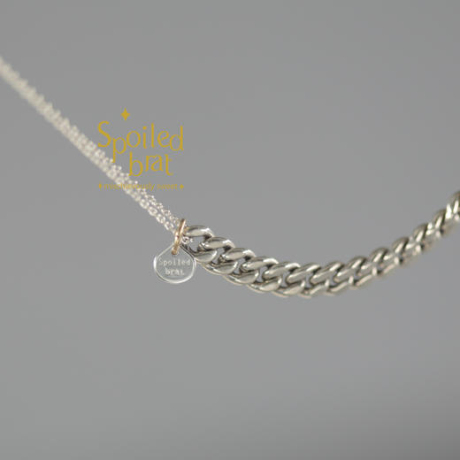 spoiledbrat jewelry金银撞色项链 商品图1