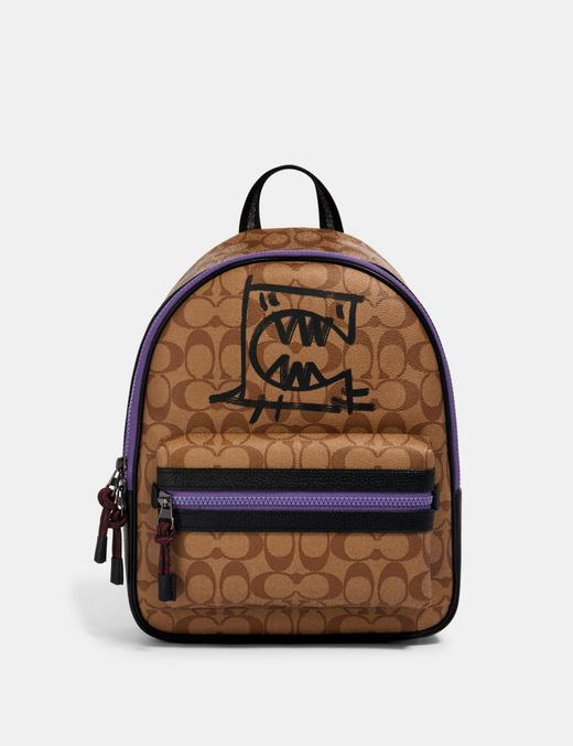 coach插画家广煜 合作限量款!女款双肩包 27*32cm