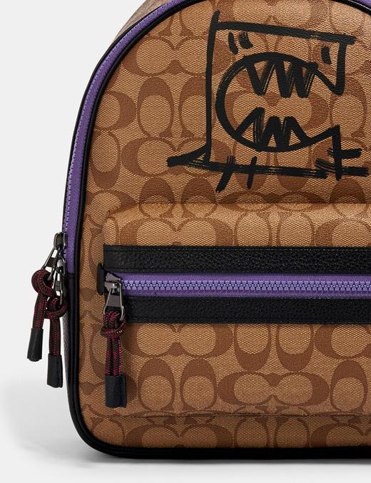 coach插画家广煜 合作限量款!女款双肩包 27*32cm