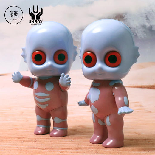 Unbox 原始星球 戴格斯人 复调特别粉色版 搪胶 摆件 商品图0