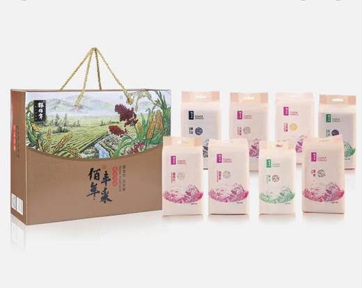 佰年丰采-8 杂粮礼盒 真空包装 杂粮 五谷杂粮粥 商品图0