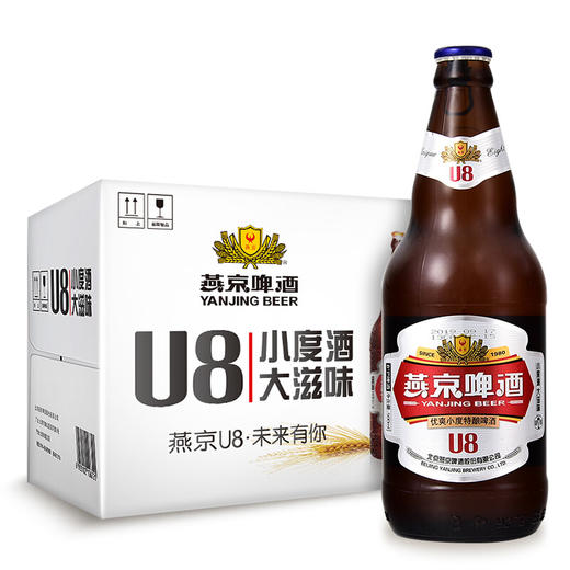 燕京U8度啤酒 500ml*12听 商品图0